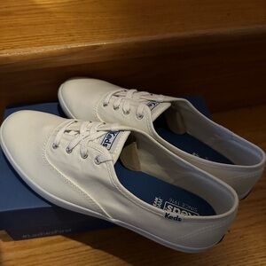 Keds White Champion Canvas Sneakers
